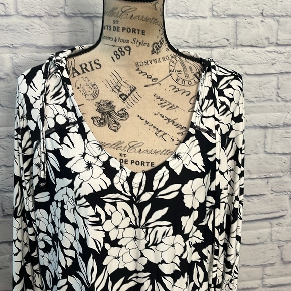 Coolibar Seacoast Swim Cover-Up Dress Hooded Floral UPF 50+ Size Large - Picture 4 of 11